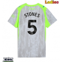 Manchester City John Stones #5 Replica Third Shirt Ladies 2025-26 Short Sleeve
